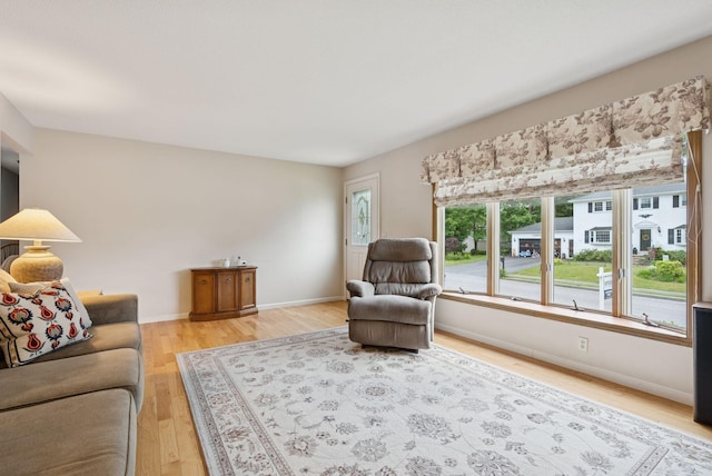 66 Rustic Ln, Portland, ME 04103 - living area featuring light wood finished floors and baseboards