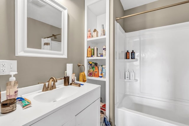 17 Applehead Way, Orrington, ME 04474 - full bath featuring vanity and shower / bathtub combination with curtain