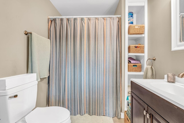 17 Applehead Way, Orrington, ME 04474 - bathroom featuring vanity and a shower with shower curtain