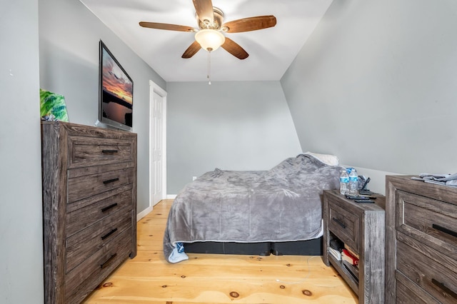 17 Applehead Way, Orrington, ME 04474 - bedroom with wood finished floors and a ceiling fan