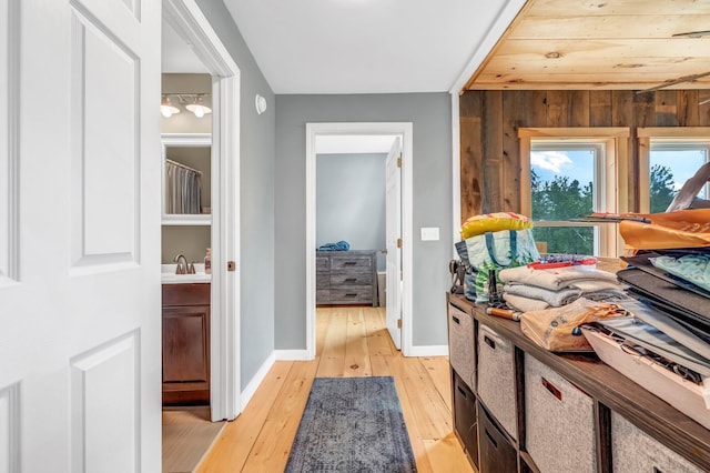 17 Applehead Way, Orrington, ME 04474 - corridor with light wood-style floors and baseboards