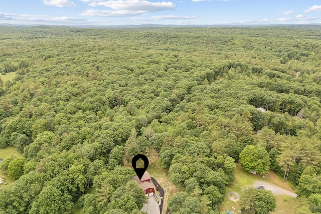 2288 W River Rd, Sidney, ME 04330 - view of property location with a heavily wooded area