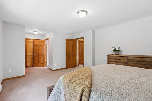 2288 W River Rd, Sidney, ME 04330 - bedroom featuring baseboards and light carpet