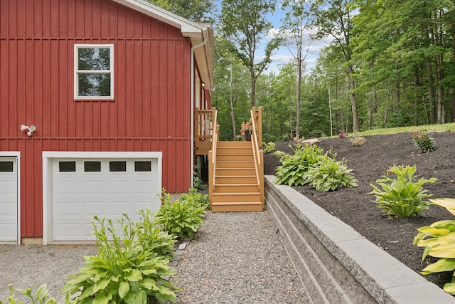 2288 W River Rd, Sidney, ME 04330 - view of side of home with stairs