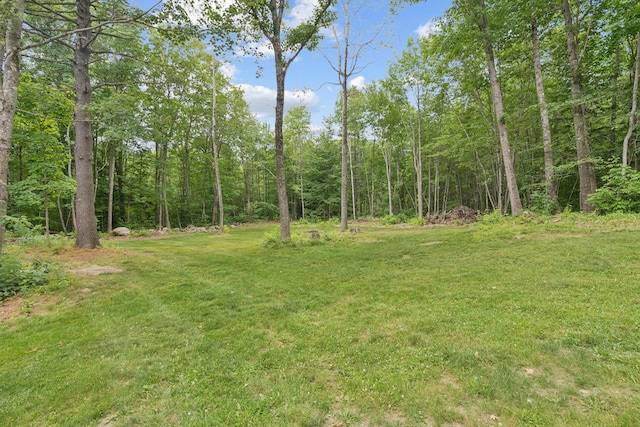 2288 W River Rd, Sidney, ME 04330 - view of grassy yard featuring a view of trees