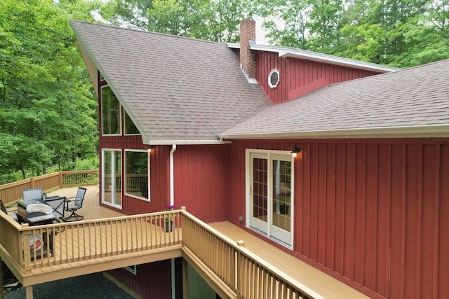 2288 W River Rd, Sidney, ME 04330 - view of wooden terrace