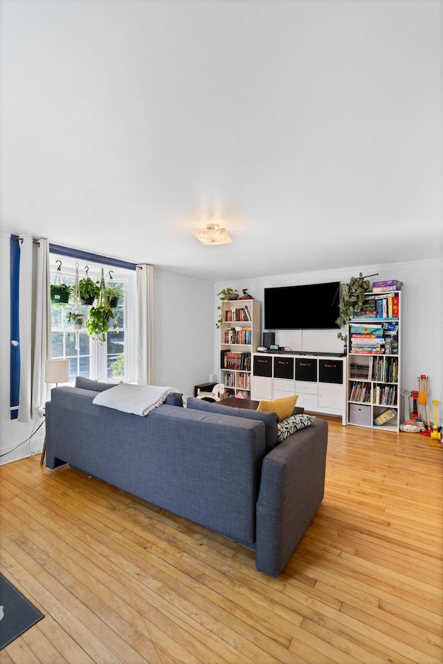 46 Meadow Way, Bath, ME 04530 - living area featuring hardwood / wood-style flooring