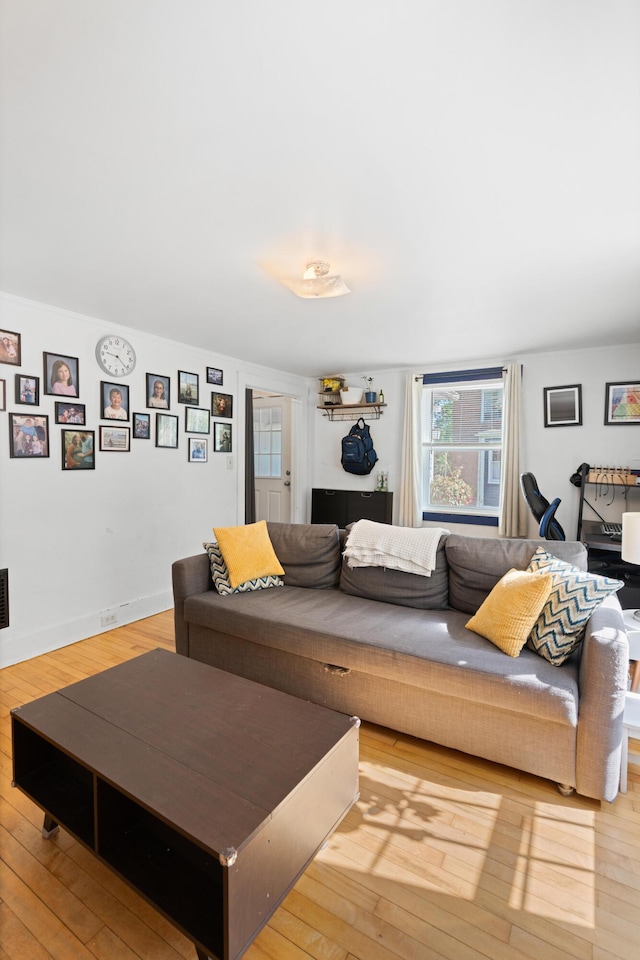 46 Meadow Way, Bath, ME 04530 - living area with hardwood / wood-style flooring
