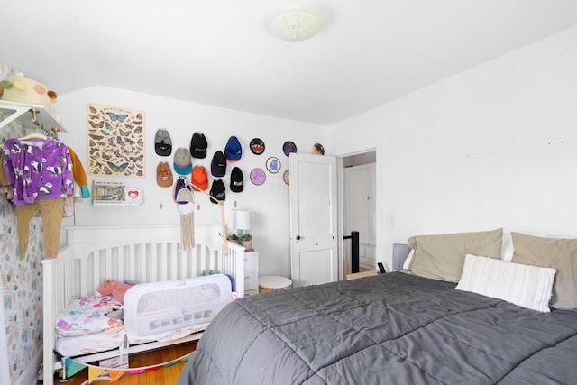 46 Meadow Way, Bath, ME 04530 - bedroom featuring lofted ceiling