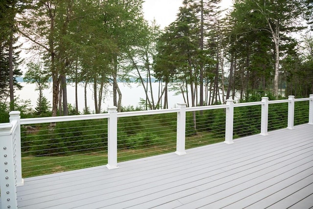 106 Sunset Bay Dr, Steuben, ME 04680 - view of wooden deck