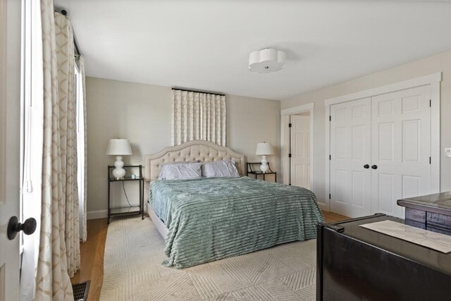 38 Atlantic Ave, Boothbay Harbor, ME 04538 - bedroom with a closet and wood finished floors