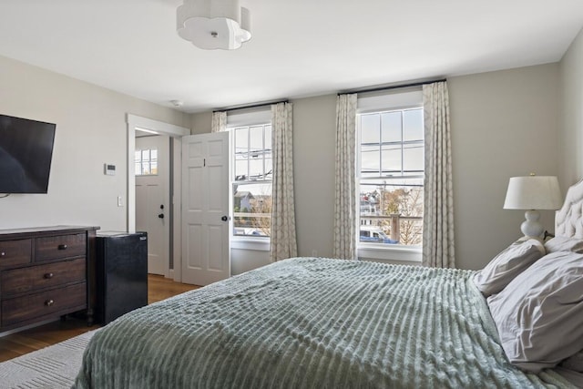 38 Atlantic Ave, Boothbay Harbor, ME 04538 - bedroom with dark wood finished floors