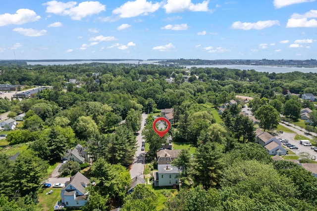 47 Fall Brook St, Portland, ME 04103 - aerial view of a nearby body of water