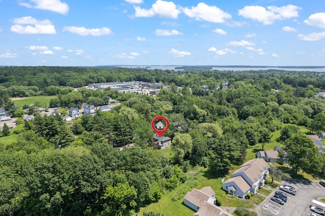 47 Fall Brook St, Portland, ME 04103 - aerial view of a heavily wooded area