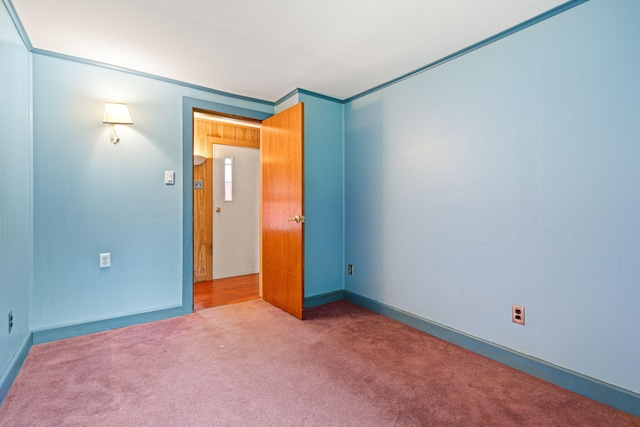 219 Mouse Ln, Alfred, ME 04002 - spare room featuring carpet and baseboards