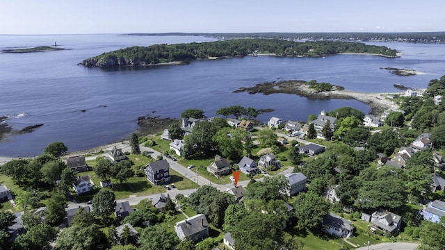 78 Seashore Ave, Portland, ME 04108 - aerial view of property and surrounding area featuring a large body of water and nearby suburban area