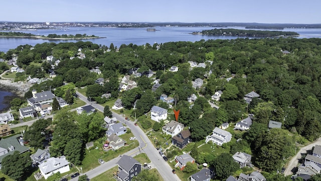 78 Seashore Ave, Portland, ME 04108 - aerial view of property and surrounding area featuring a large body of water