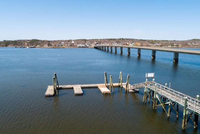 306 Eddy Rd Unit 310, Edgecomb, ME 04556 - dock area featuring a water view