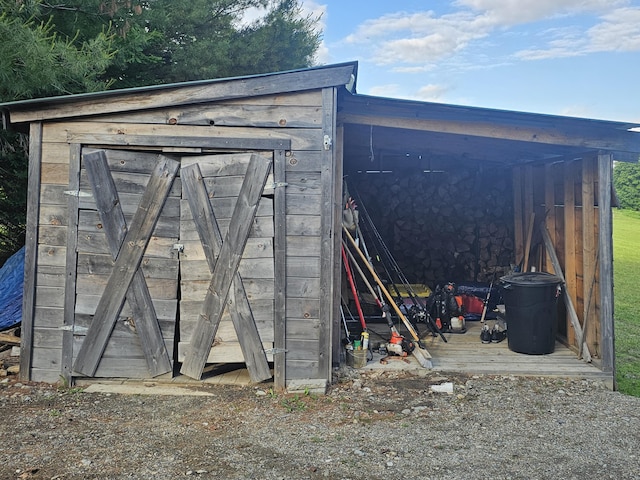 210 Cobb Rd, Lee, ME 04455 - view of shed
