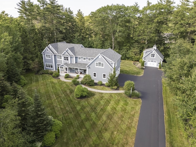 10 Paddock Way, Falmouth, ME 04105 - view of subject property featuring a heavily wooded area
