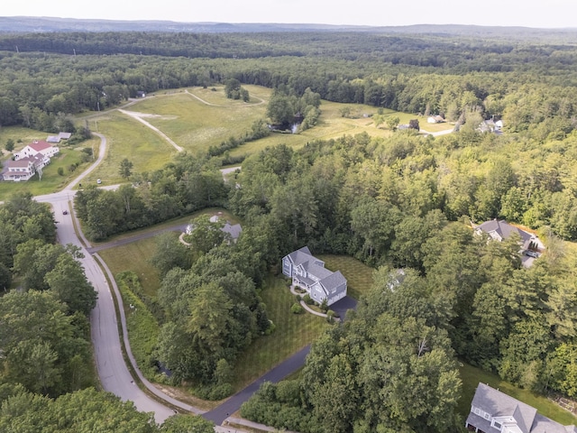 10 Paddock Way, Falmouth, ME 04105 - aerial overview of property's location featuring a forest