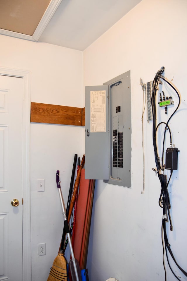 15 Good Heart Ln, Orrington, ME 04474 - utilities with electric panel