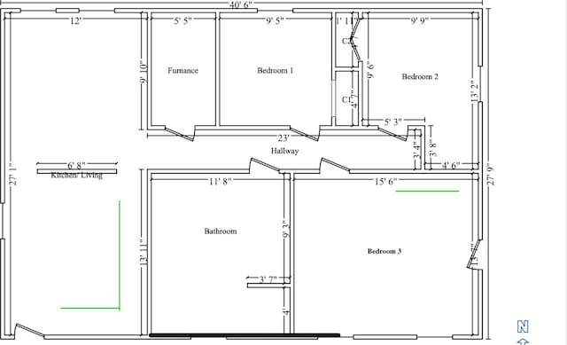 15 Good Heart Ln, Orrington, ME 04474 - view of home floor plan