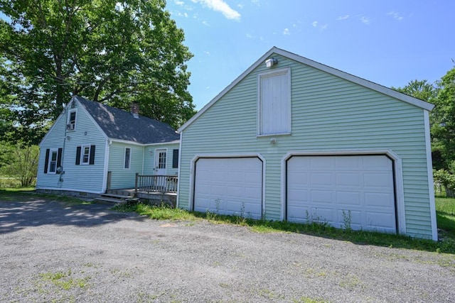 488 Bog Rd, Hermon, ME 04401 - view of detached garage