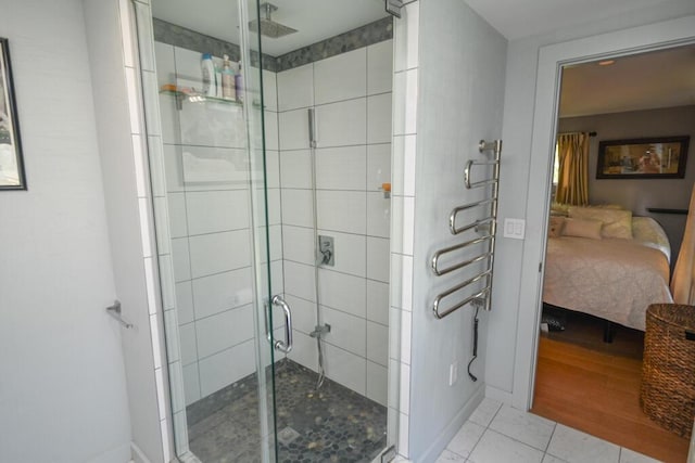 488 Bog Rd, Hermon, ME 04401 - ensuite bathroom featuring tile patterned flooring and a shower stall