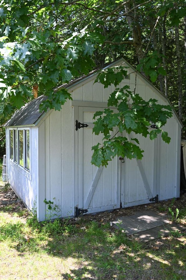 488 Bog Rd, Hermon, ME 04401 - view of shed