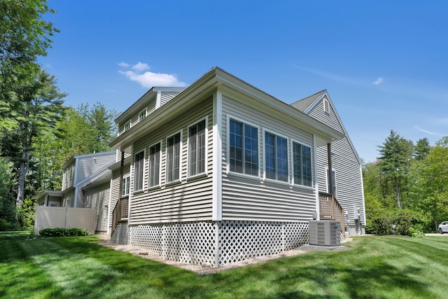 23 Chestnut Ln Unit 23, Wells, ME 04090 - view of home's exterior with a cooling unit