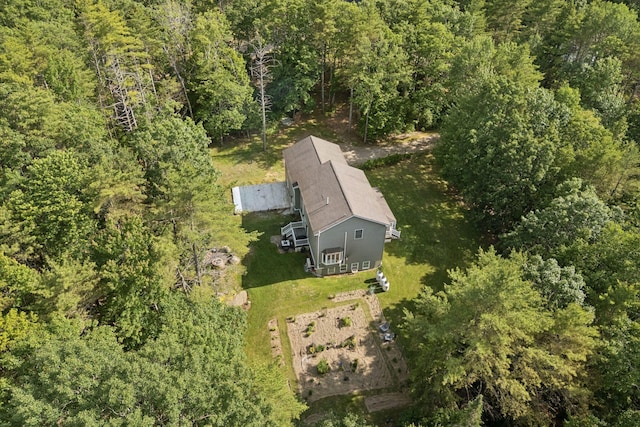 7 Dakota Ln, Dresden, ME 04342 - aerial view of property's location with a forest