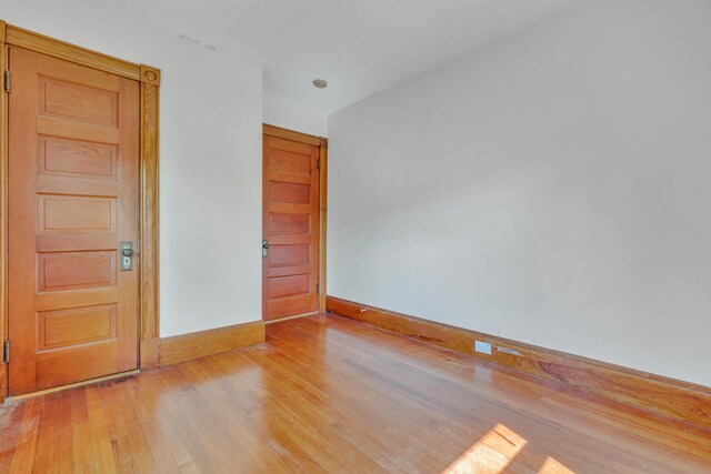 15 Snow Park, Bath, ME 04530 - spare room featuring baseboards and light wood-style floors