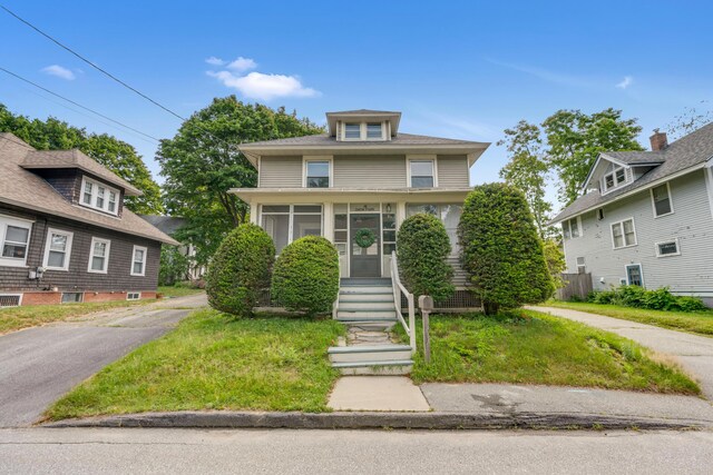 15 Snow Park, Bath, ME 04530 - traditional style home featuring a sunroom