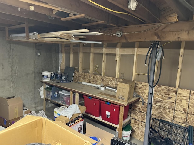 749 Main St, Madawaska, ME 04756 - view of unfinished basement