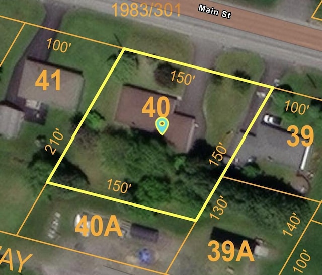 749 Main St, Madawaska, ME 04756 - aerial map of property and surrounding area