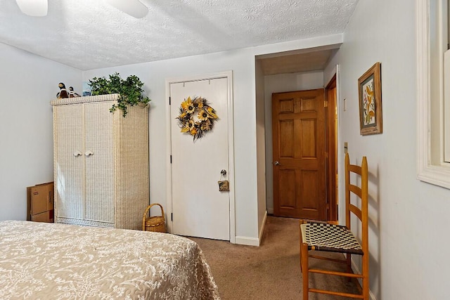 1 Castle View Ln, Belgrade, ME 04917 - bedroom featuring carpet and a textured ceiling