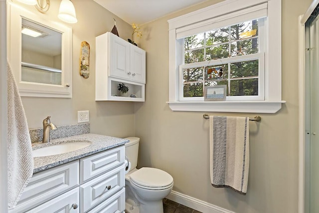 1 Castle View Ln, Belgrade, ME 04917 - bathroom featuring vanity and tile patterned flooring