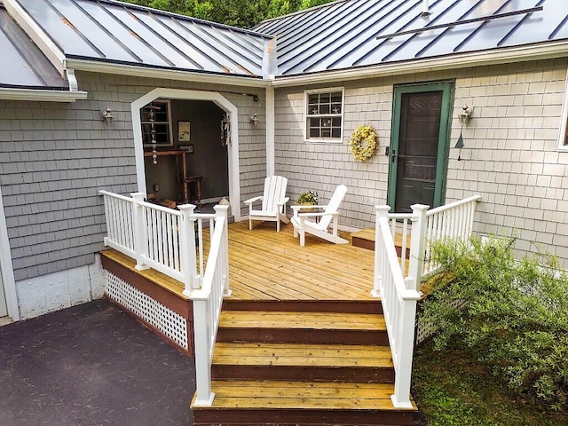 1 Castle View Ln, Belgrade, ME 04917 - view of wooden deck