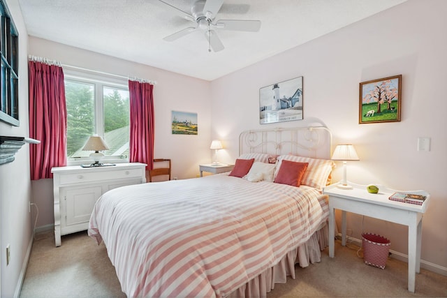 239 Sea Rd Unit 32, Kennebunk, ME 04043 - bedroom with carpet flooring and a ceiling fan