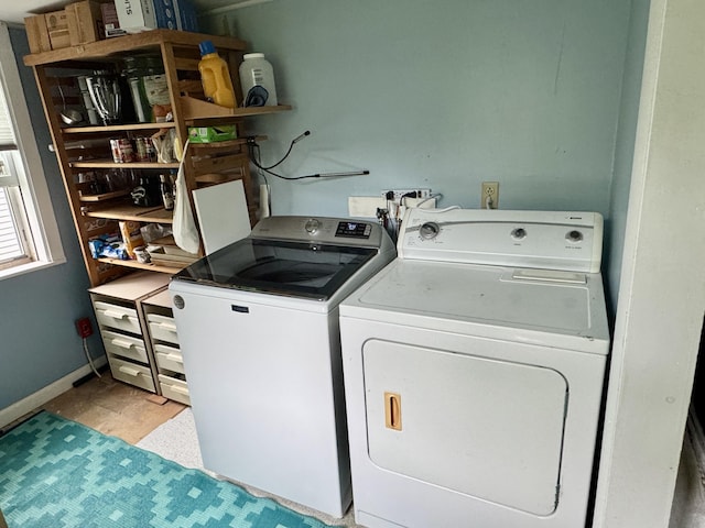 21 Wilson St, Eastport, ME 04631 - washroom featuring washer and dryer and baseboards