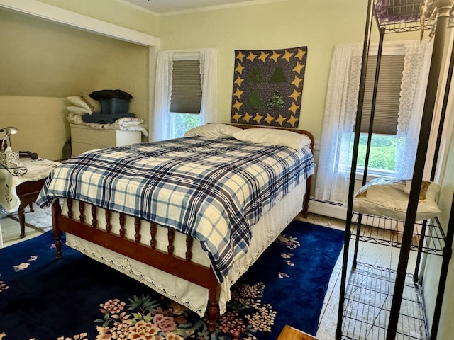 21 Wilson St, Eastport, ME 04631 - bedroom featuring multiple windows and crown molding