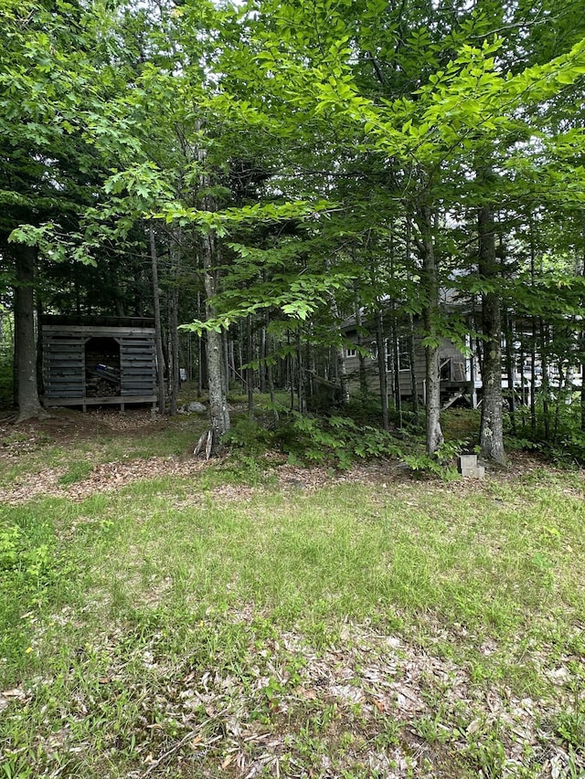 322 Lamb Rd, Roxbury, ME 04275 - view of yard