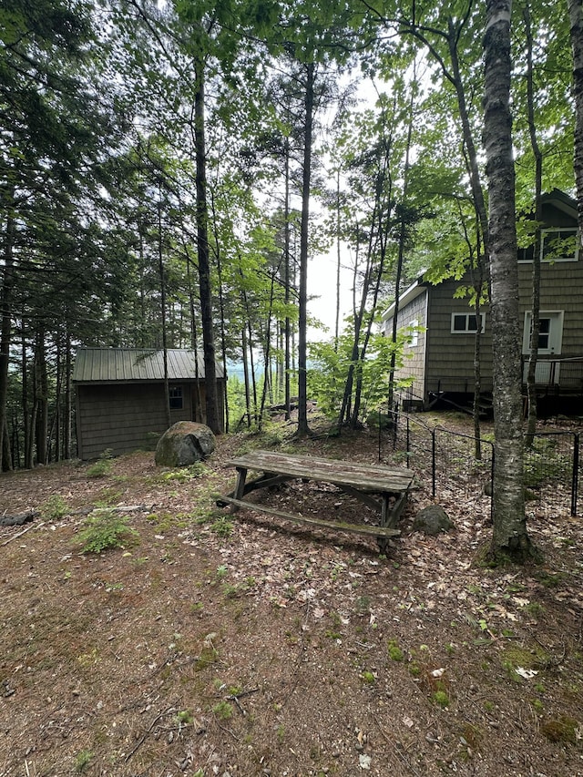 322 Lamb Rd, Roxbury, ME 04275 - view of yard