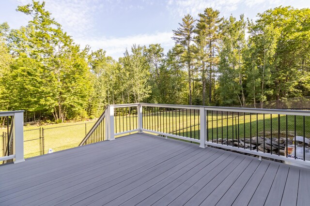 34 Perk Orock Landing Rd, Orono, ME 04473 - view of deck