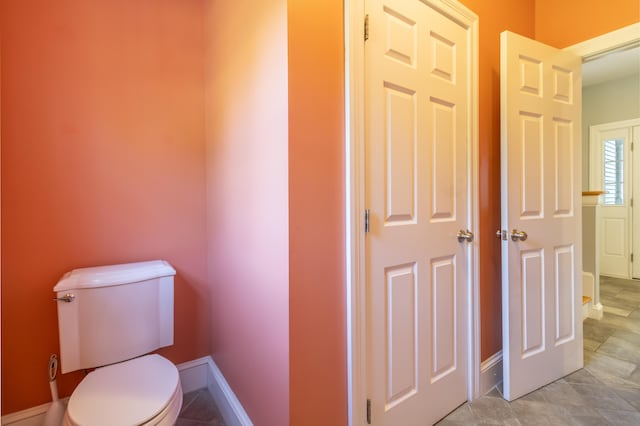 34 Perk Orock Landing Rd, Orono, ME 04473 - bathroom featuring toilet and baseboards