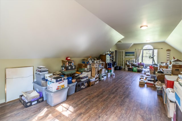 34 Perk Orock Landing Rd, Orono, ME 04473 - additional living space with wood finished floors and vaulted ceiling