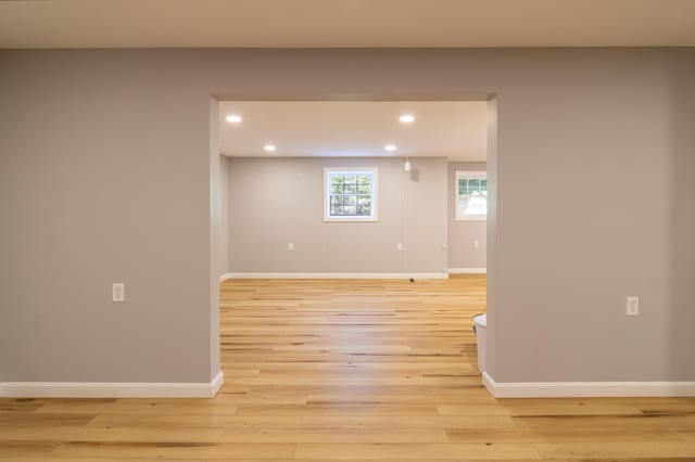34 Perk Orock Landing Rd, Orono, ME 04473 - unfurnished room featuring recessed lighting and light wood-type flooring