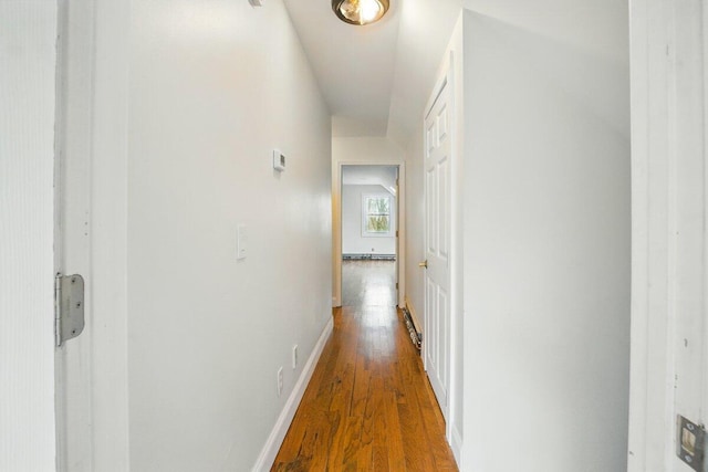 27 Bradford Rd, Wiscasset, ME 04578 - corridor featuring wood finished floors and baseboards