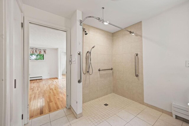 13 Community House Rd, Kennebunkport, ME 04046 - full bath featuring a baseboard radiator and a tile shower